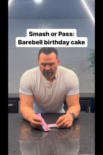 Smash or Pass: Barebell birthday cake protein bar