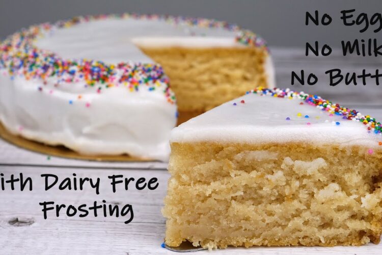 Super Moist Vanilla Birthday Cake / No Egg No Milk No Butter Cake.