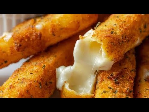 Your Potato Crisps could turn to this! | Mozarella Sticks Recipe with a twist.