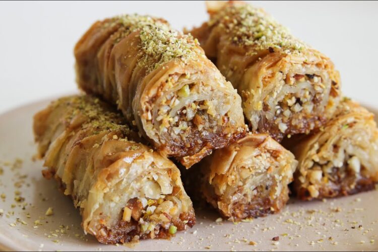 Easy Rolled Baklava Recipe