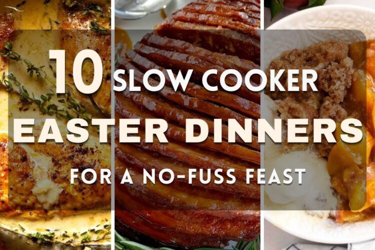 10 Slow Cooker Easter Dinner Recipes for a No-Fuss Feast     #happyfoodideas