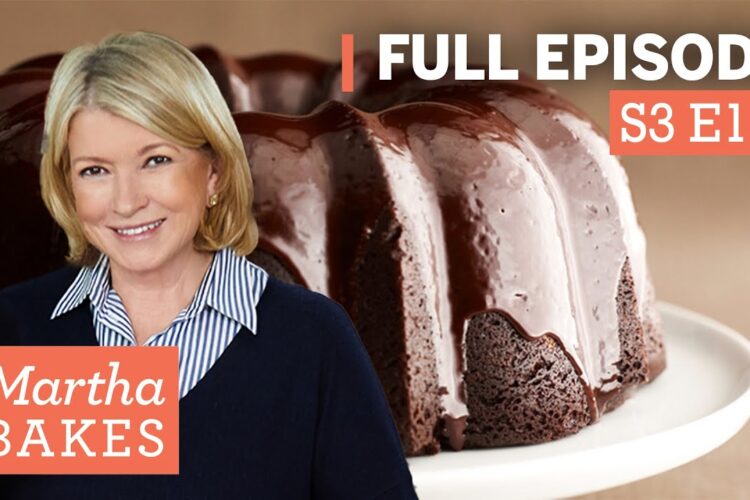 Martha Stewart Makes 4 Bundt Cakes | Martha Bakes S3E11 "Bundt Cakes"