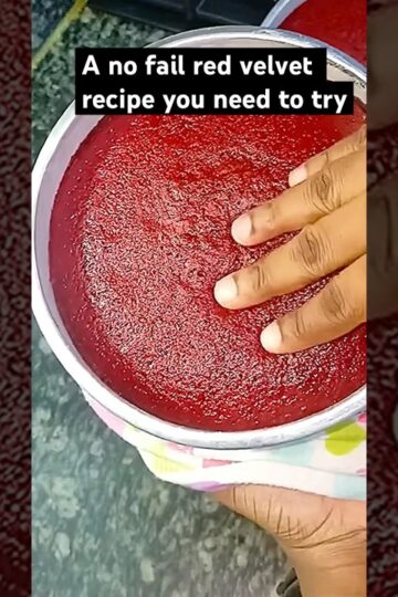 I Made the World's Most Fluffy & Moist Red Velvet Cake