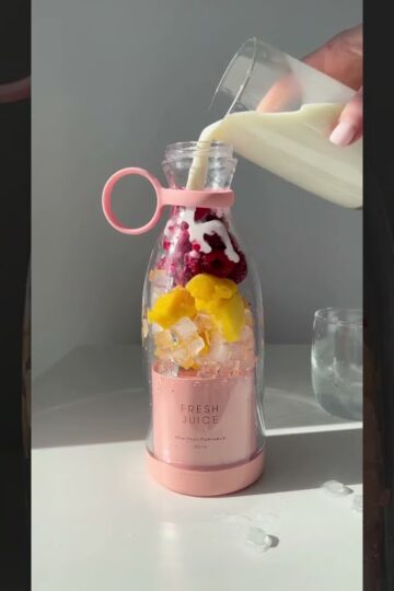 Portable Blender Smoothies Personal Blender Mini Shakes Juicer Cup USB Rechargeable.#shorts