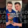 Cheesy Hot Pretzels!! 😜🤣 #shorts #uploadsoffun
