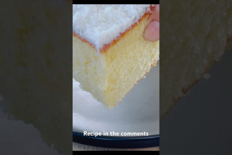 Easy recipe for Moist Vanilla Cake 👌🏻