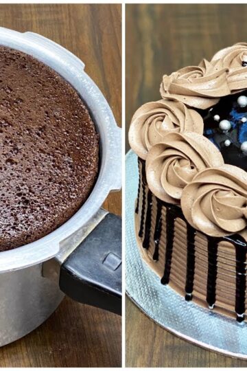 Chocolate Cake in Pressure Cooker | Chocolate Cake Without Oven | Birthday Cake Recipe