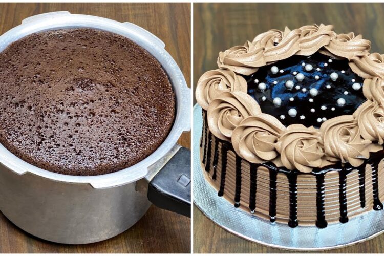 Chocolate Cake in Pressure Cooker | Chocolate Cake Without Oven | Birthday Cake Recipe