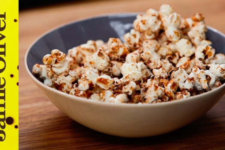 100 Calorie Popcorn Snack | Jamie Oliver