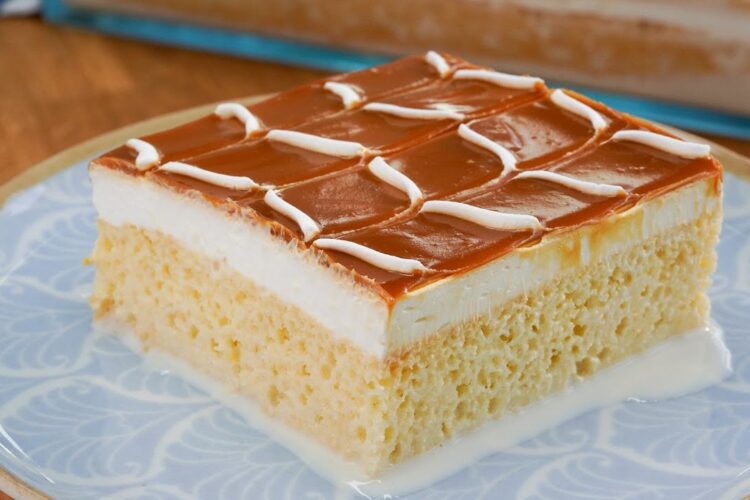 EASY TRES LECHES CAKE RECIPE | How to Make Three Milk Cake 💯