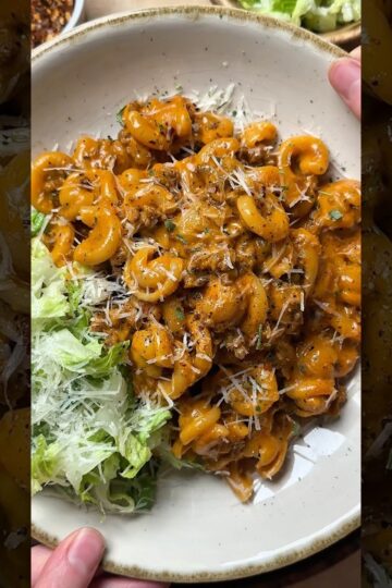 I accidentally made fancy hamburger helper