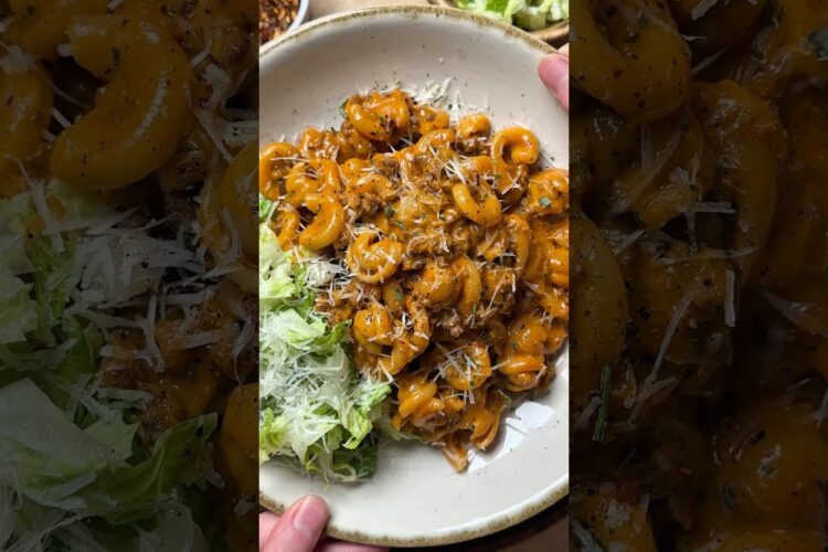 I accidentally made fancy hamburger helper