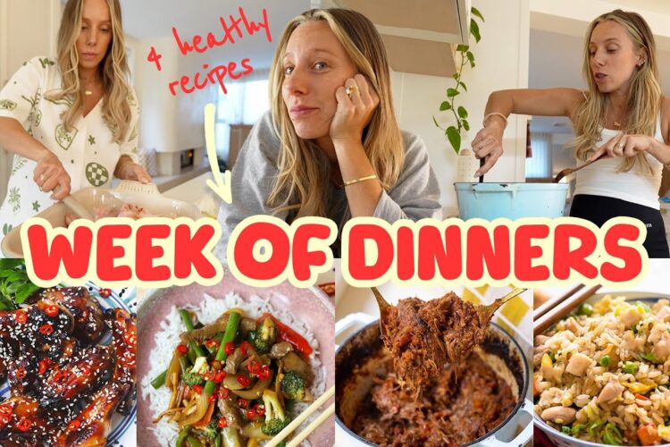 REALISTIC week of dinners | 4 family recipes I cooked this week