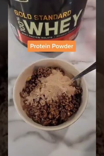 High protein snack idea