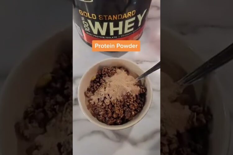 High protein snack idea