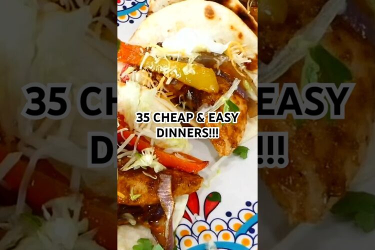 35 CHEAP & EASY DINNERS! CLICK HERE  #recipe #10minutemeals #slowcookerrecipe #Juliapacheco #cooking