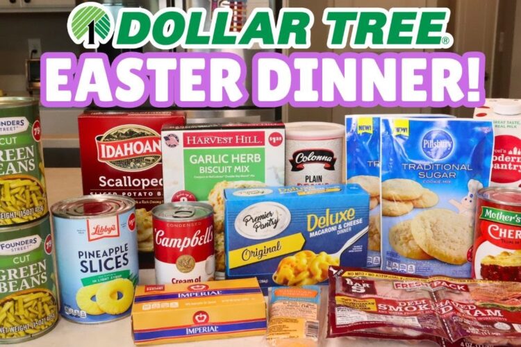 I Made a Full Easter Dinner for $20—Using Only Dollar Tree Ingredients