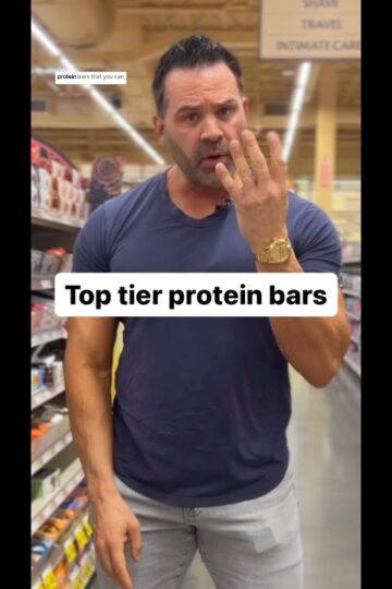 Top tier protein bars