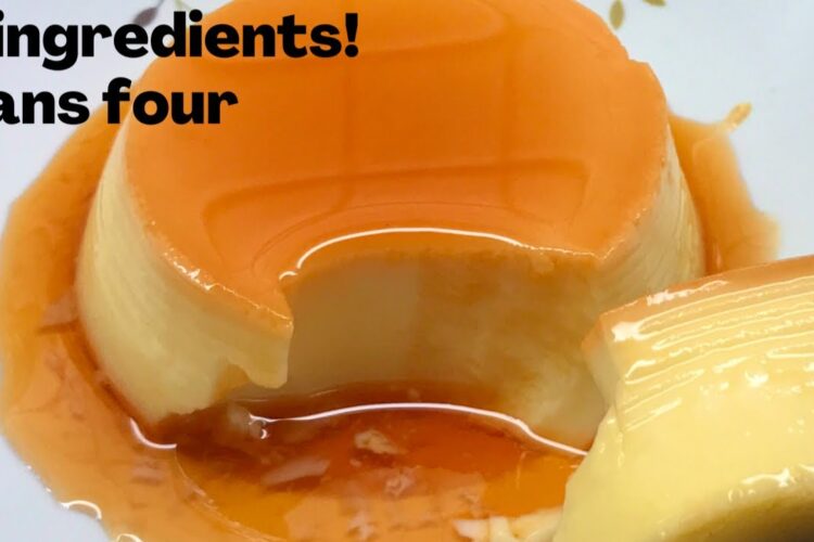 3 ingredients! Flan ou crème caramel 🍮 sans four! cuisson en 15min! / Caramel Flan without oven