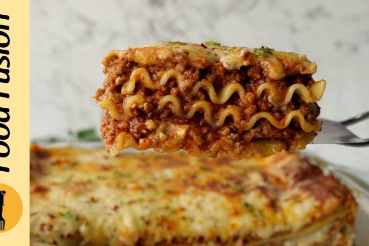 Beef Lasagna Recipe by Food Fusion