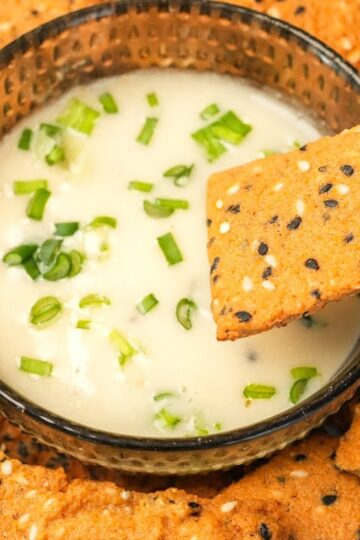 Easy Protein Snack! Crispy Lentil Crackers! Quick Recipe!