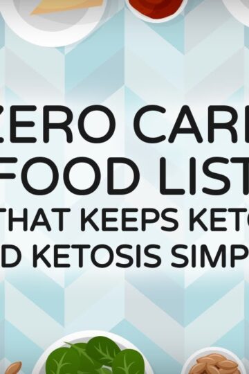 Zero Carb Food List that Keeps Keto and Ketosis Simple