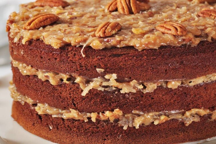 German Chocolate Cake Recipe Demonstration - Joyofbaking.com