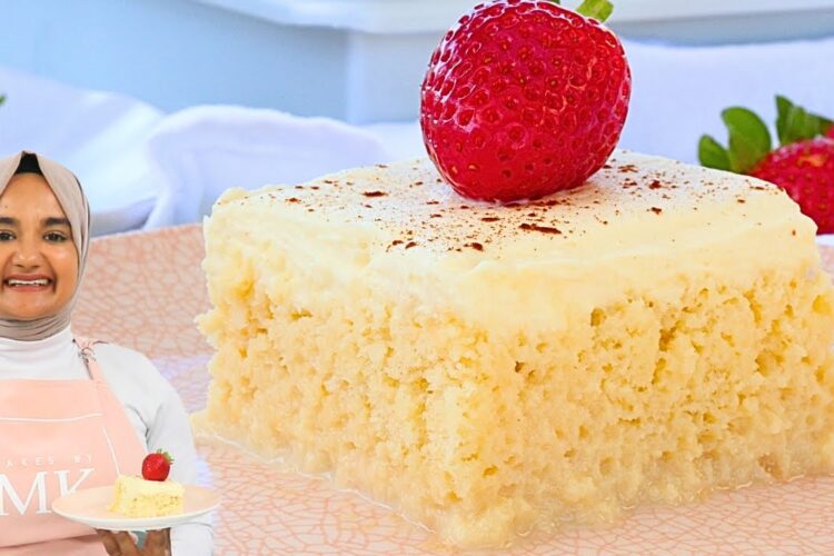 The softest, lightest TRES LECHES CAKE you will ever have