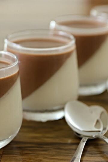 Chocolate & Vanilla Panna Cotta Recipe