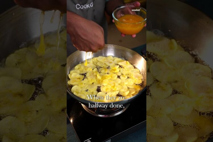 How to Make Banana Chips at Home 🍌 | Easy & Crispy Snack Recipe