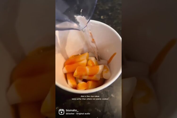 Yopokki spicy rice cakes