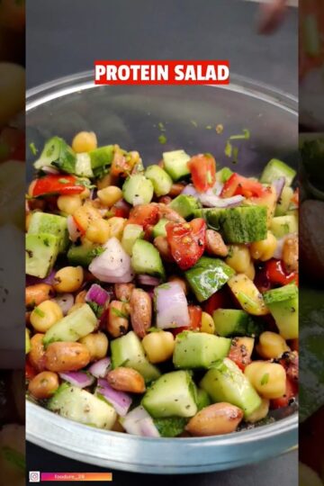 Protein salad recipe #protein #salad #gym #workout #food #fitness #helthyfood