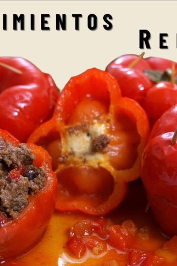 ¡Ají o Pimientos Rellenos! ¡Jugosos y Deliciosos!