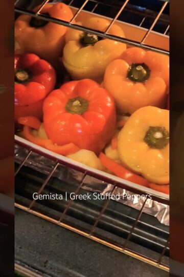 Gemista | Greek Stuffed Peppers