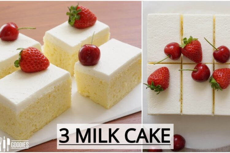 Tres Leches Cake Recipe ( Pastel de Tres Leches) 3 Milk Cake