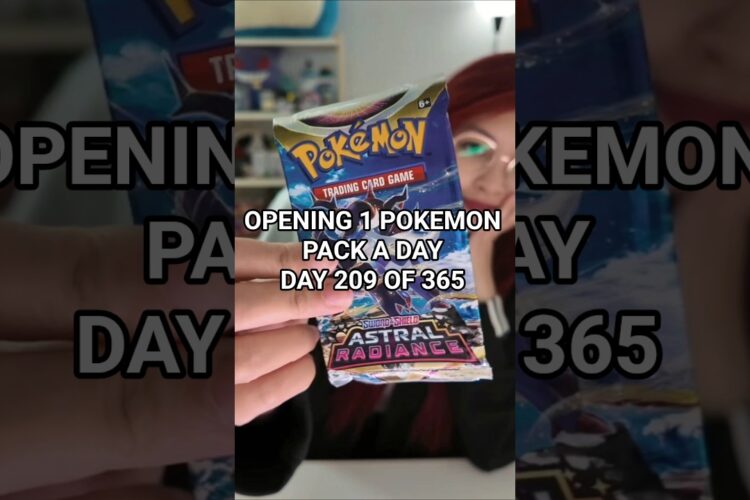 Opening an Astral Radiance pokemon pack. Day 209 of 365 #astralradiance #pokemon #pokemoncards