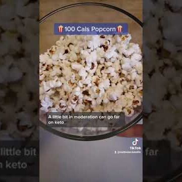 WHAT 100 CALORIES OF POPCORN LOOKS LIKE 🍿 #shorts