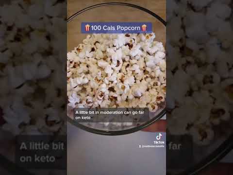 WHAT 100 CALORIES OF POPCORN LOOKS LIKE 🍿 #shorts