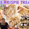 Rice Krispie Treats Recipes 5 ways - chocolate, peanut butter, banana, cake batter and Disney!