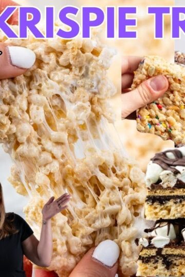 Rice Krispie Treats Recipes 5 ways - chocolate, peanut butter, banana, cake batter and Disney!