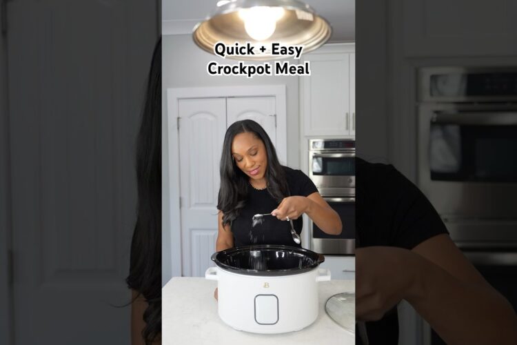 Easy crockpot meal idea that’s kid approved 😋#crockpotmeal #crockpotcooking #crockpotrecipes