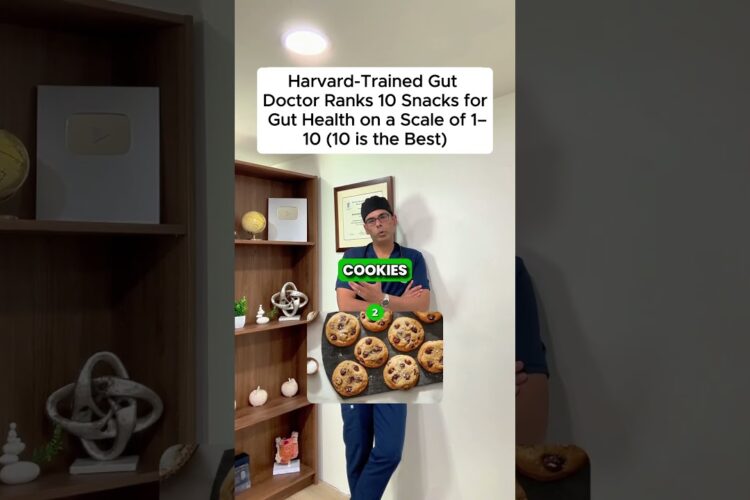 Harvard & Stanford Trained Gut Doctor Ranks 10 Snacks for Gut Health (10 is the Best) 🚨