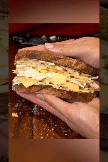 2,000,000 subscriber grilled cheese sandwich