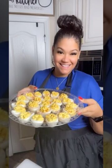 The BEST Deviled Egg Recipe! Aka “Angel eggs” #boiledeggs