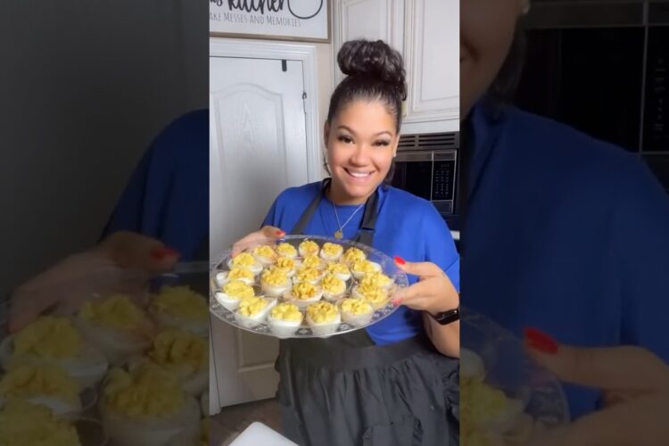 The BEST Deviled Egg Recipe! Aka “Angel eggs” #boiledeggs