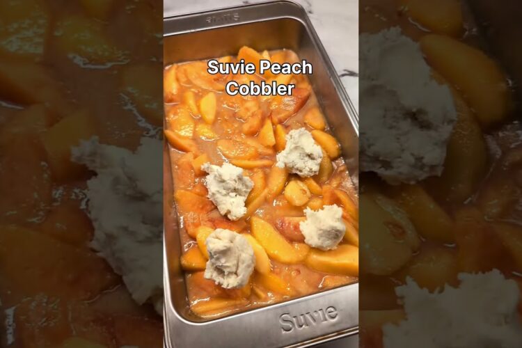 Suvie Peach Cobbler