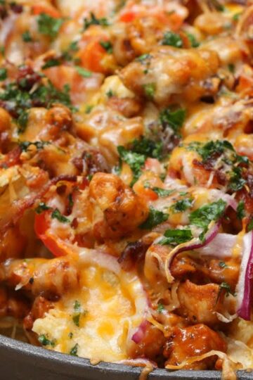 Loaded BBQ Chicken Nachos