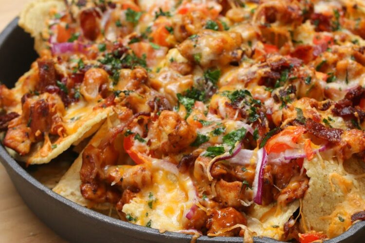 Loaded BBQ Chicken Nachos