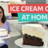 How to Make and Decorate an Ice Cream Cake at Home Oreo Cookie Flavor | Allrecipes