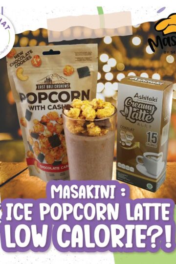 POPCORN LATTE LOW CALORIE?! | Minuman Diet